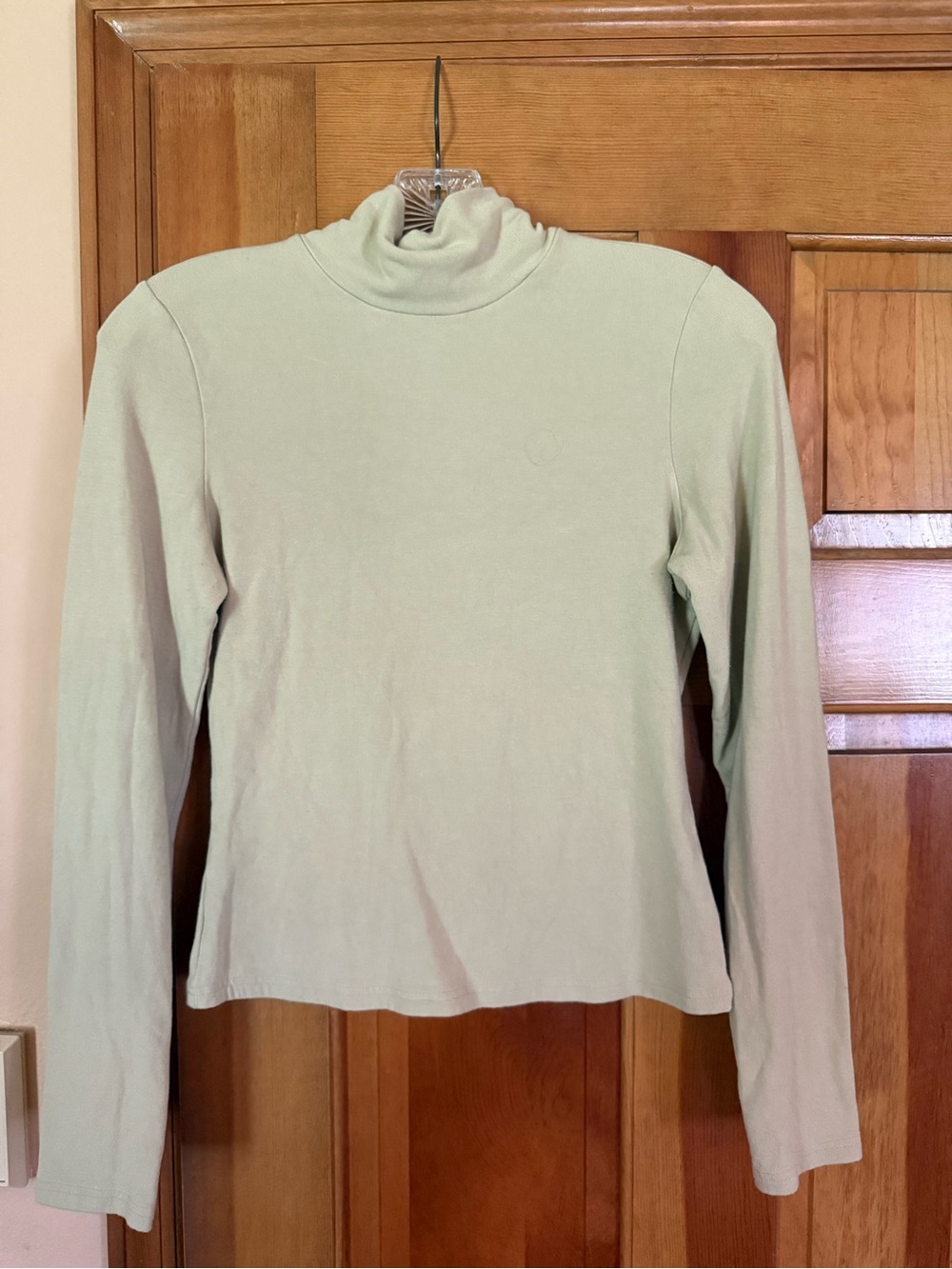 Cider Women's Light Mint Long-Sleeve Turtleneck